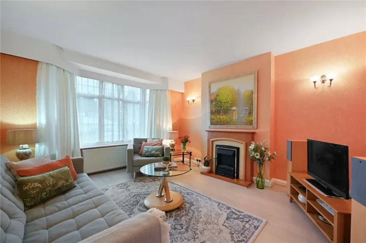 Hillcroft crescent oxhey watford wd19 lounge after home staging crystal property staging.