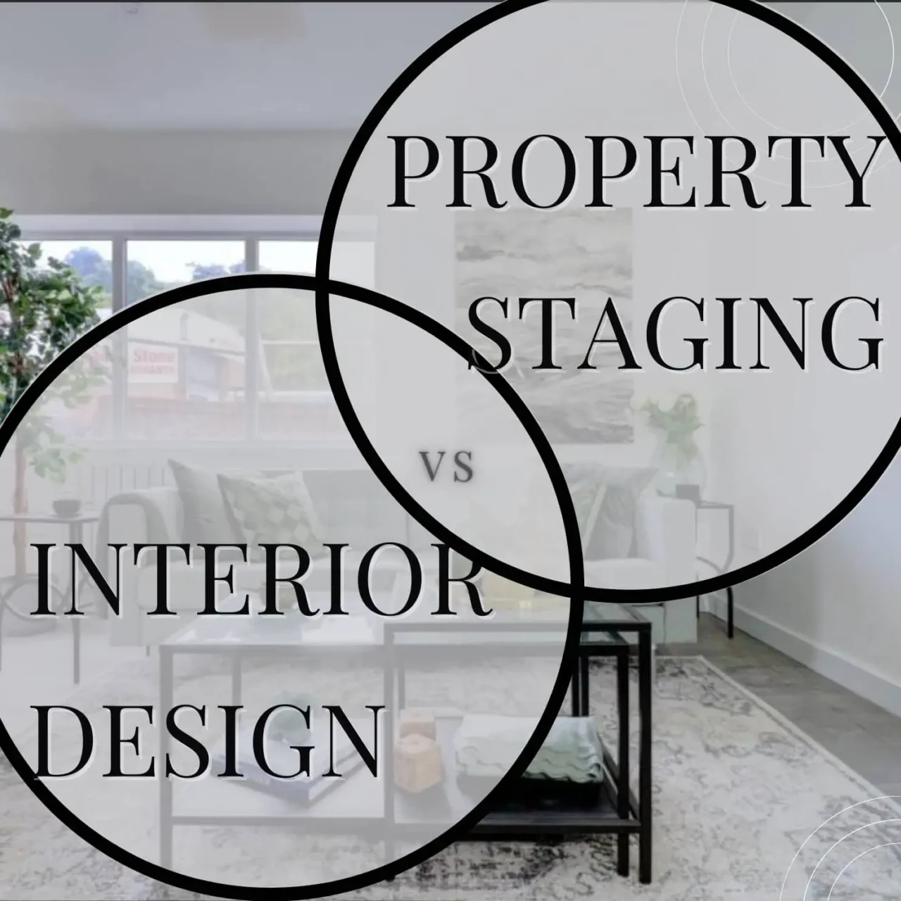Interior design v property staging